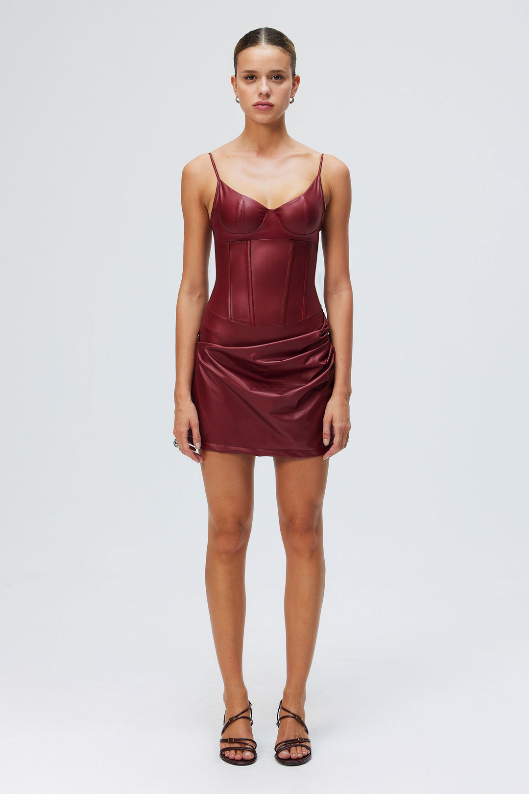 Venom Dress - Burgundy IAMNOTBASIC Venom Dress - Burgundy IAMNOTBASIC